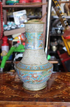 Chinese Cloisonné Enamel Vase