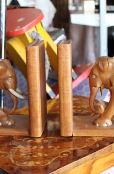 Thai Sandal Wood Book Ends